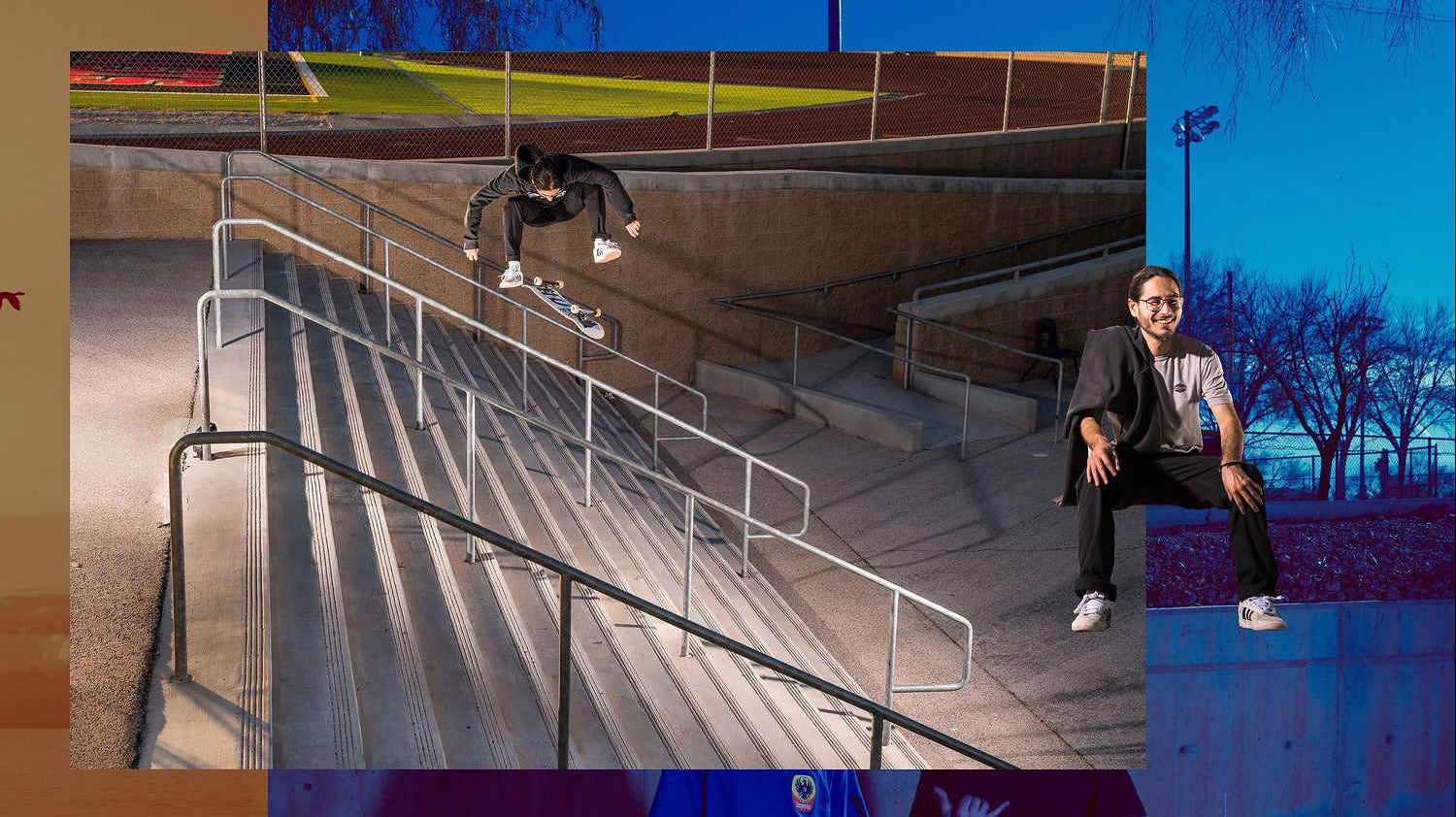 Enzo Cautela Varial Heelflip down 13 stairs