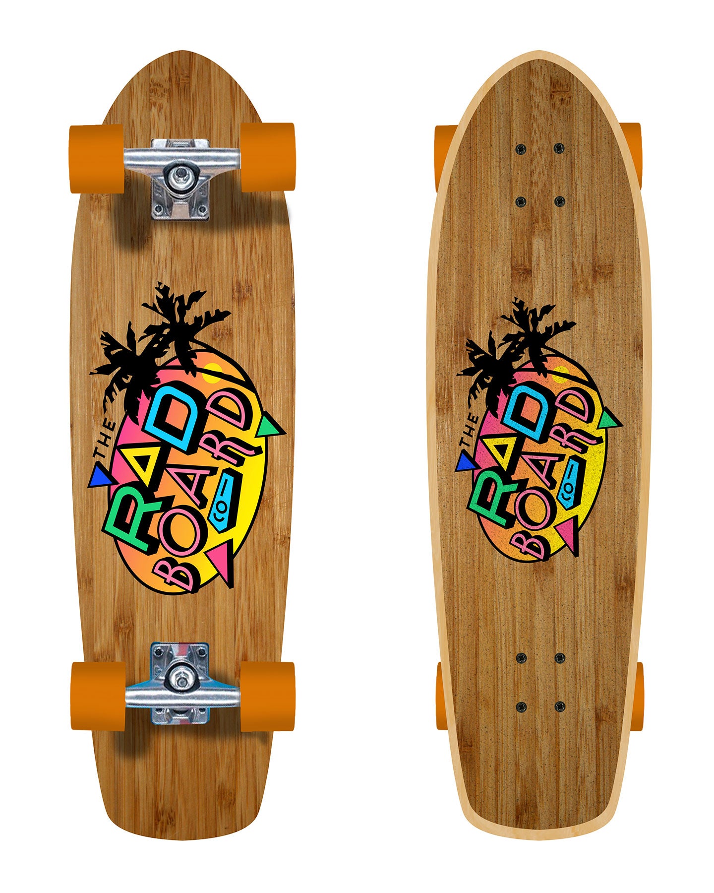 RAD Bambo Cabin Retro Roller Cruiser Skateboard