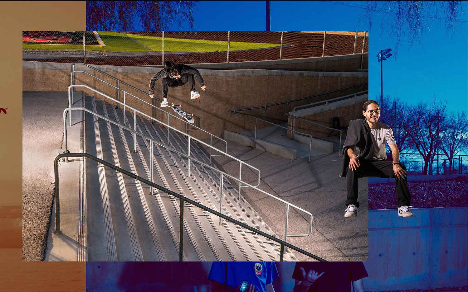 Enzo Cautela Varial Heelflip down 13 stairs