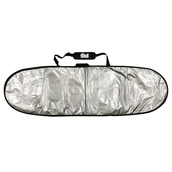 69 Find™ Silver Padded Surfboard Cover - Default Title