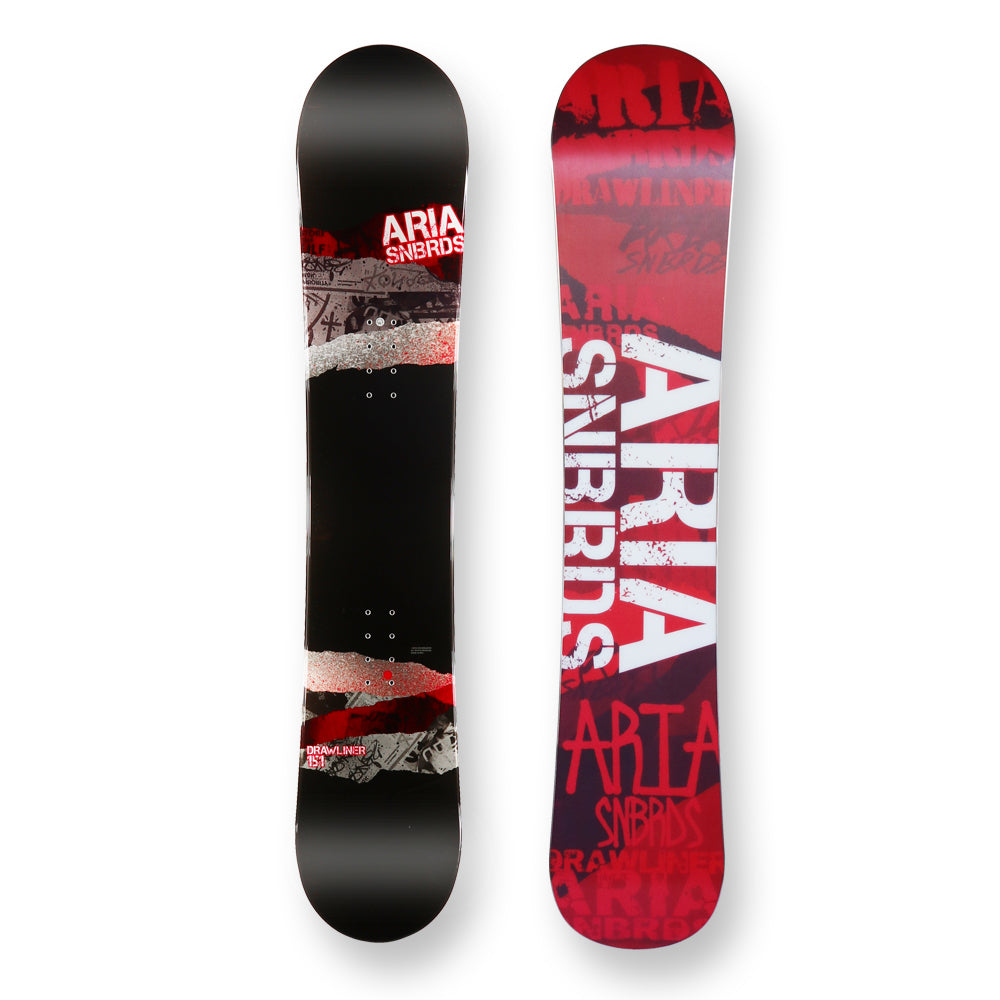 Aria Snowboard 151Cm Drawliner Red Camber Capped - Default Title