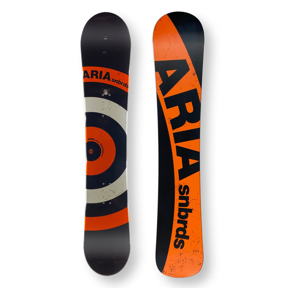 Aria Snowboard 154 5Cm Targetstick Black Orange Twin Tip Camber Capped - Default Title