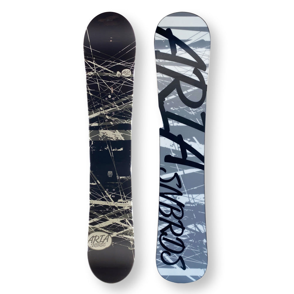 Aria Snowboard 154 5Cm Drawliner B W Grey Twin Tip Camber Capped - Default Title