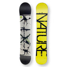 Nature Snowboard 150Cm B W Green Twin Tip Camber Capped - Default Title