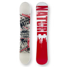 Nature Snowboard 148Cm B W Red Twin Tip Camber Capped - Default Title