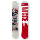 Nature Snowboard 154 5Cm B W Red Twin Tip Camber Capped - Default Title