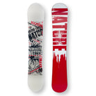 Nature Snowboard 157Cm B W Red Twin Tip Camber Capped - Default Title