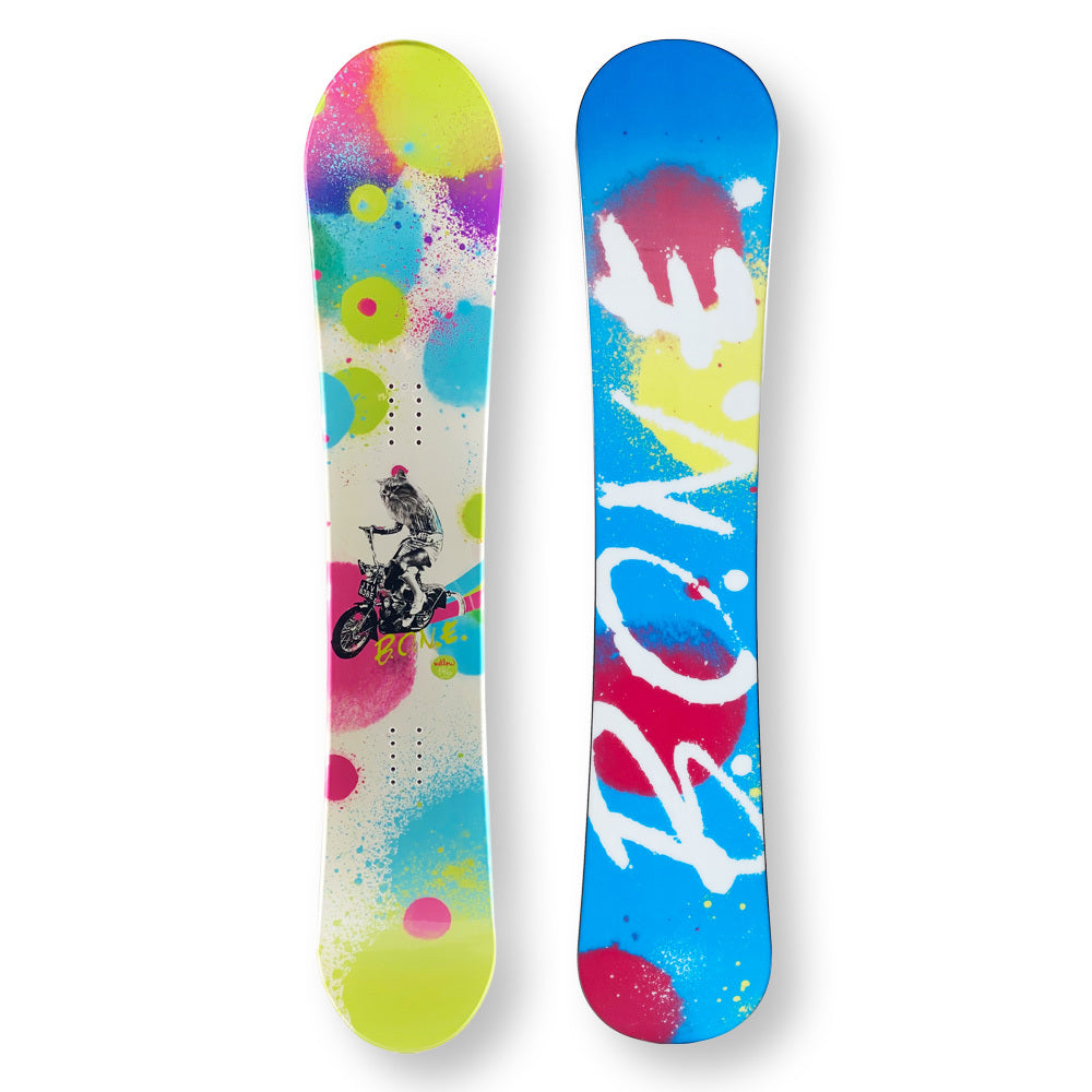 B O N E Snowboard 146Cm Mellow Twin Tip Camber Capped - Default Title