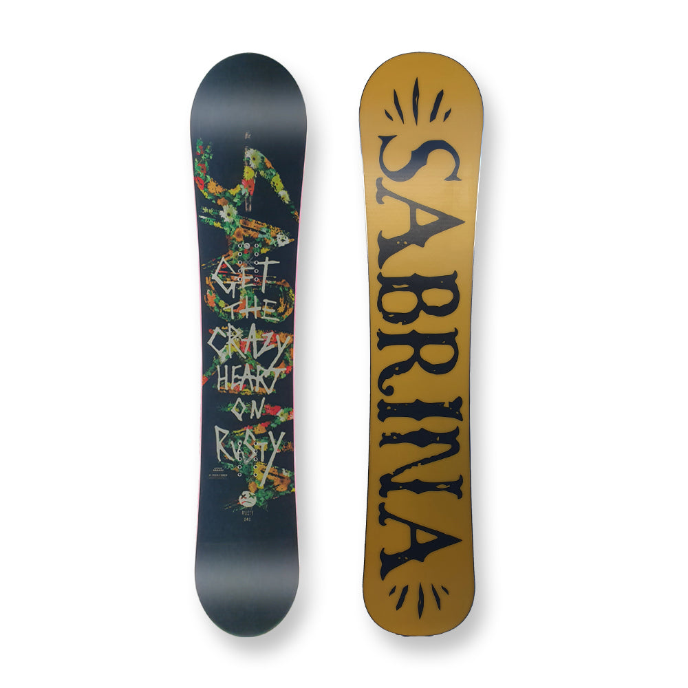Sabrina Snowboard Rusty Flat With Tip Rocker Sidewall 141Cm - Default Title