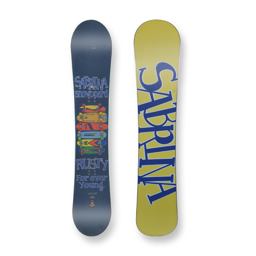 Sabrina Snowboard Rusty Flat Sidewall 143Cm - Default Title