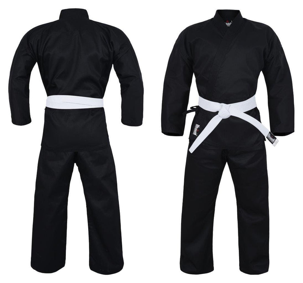 Dragon Karate Uniform Black 8Oz - 00000 Option