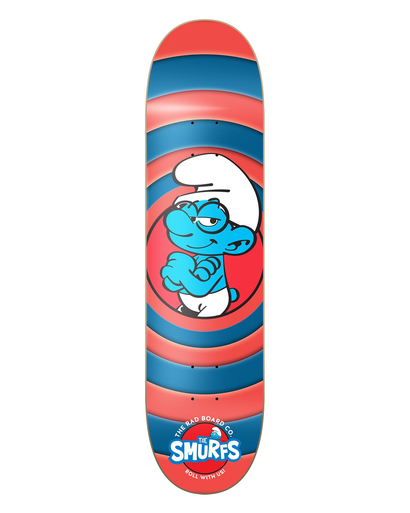 RAD X SMURFS SKATEBOARD DECK - PAPA SMURF | Podium Supply Co