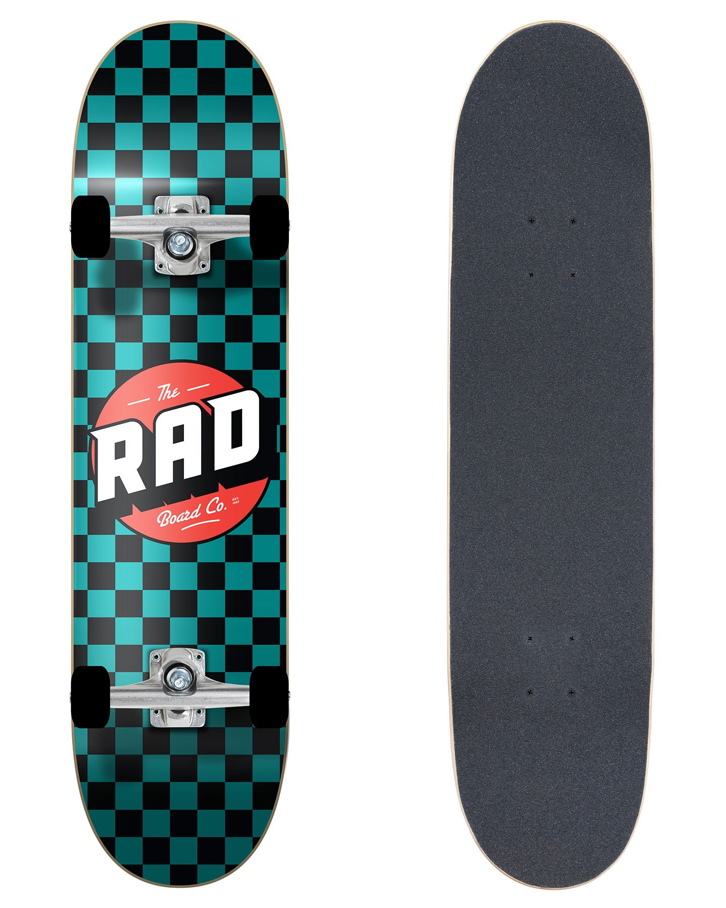 RAD Checkers Black Teal Complete