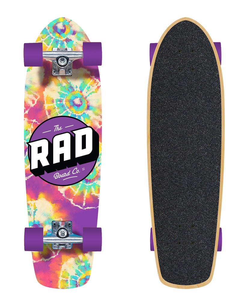 RAD Neochrome Retro Roller Cruiser Skateboard