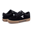 Fallen Footwear Patriot Kids skate shoes in Black / White / Gum perspective image