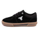 Fallen Footwear Patriot Kids skate shoes in Black / White / Gum side image