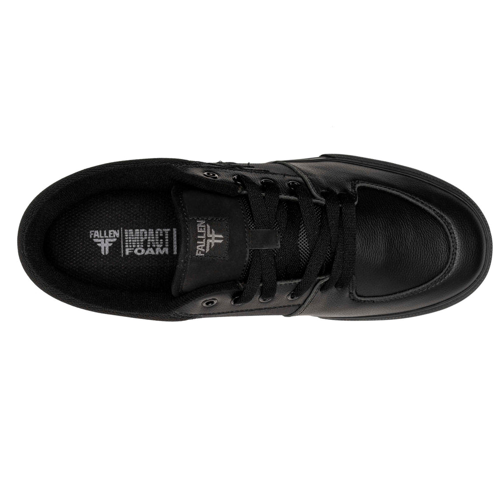 Fallen Footwear Patriot Vulc skate shoes in Black / Black top image