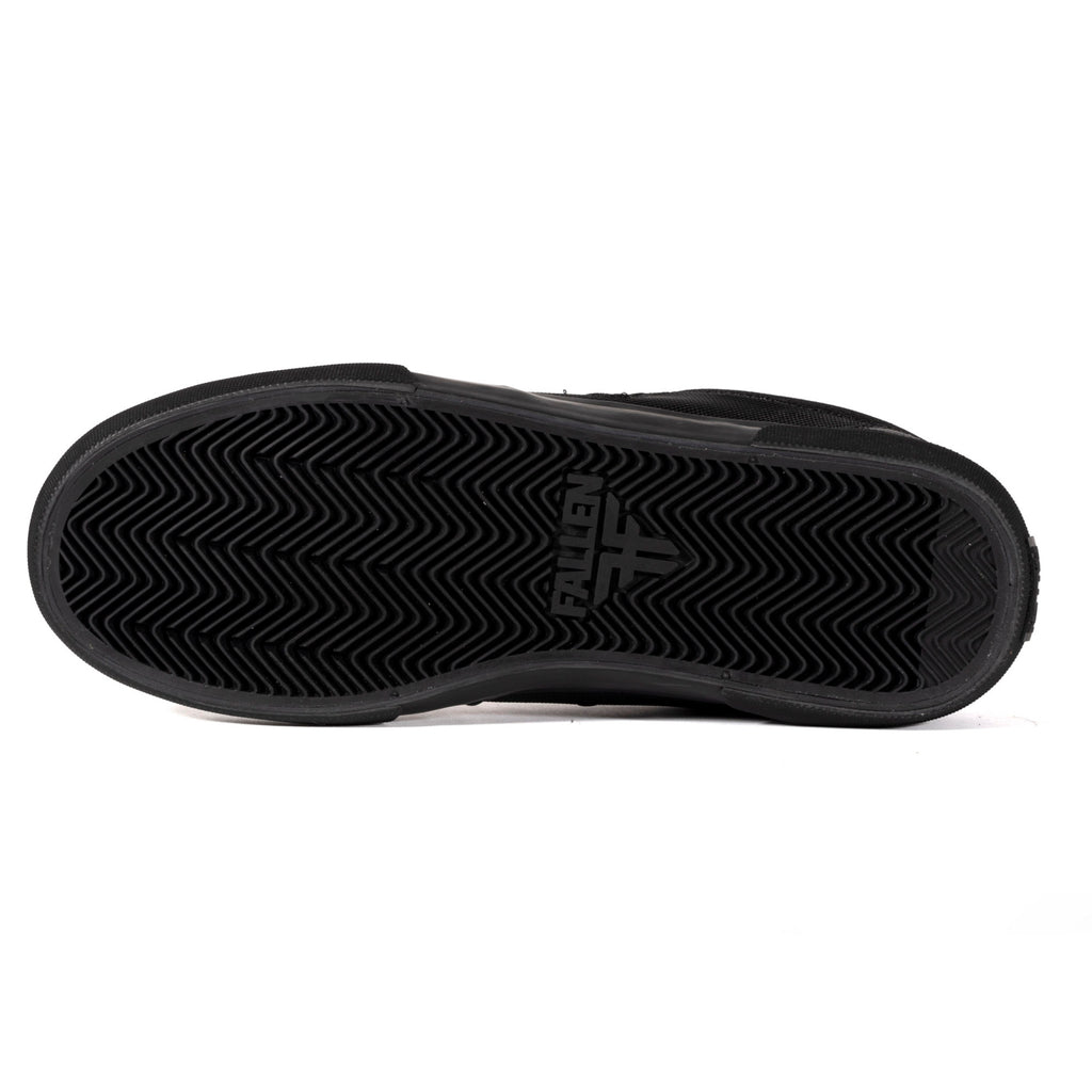 Fallen Footwear Patriot Vulc skate shoes in Black / Black bottom image