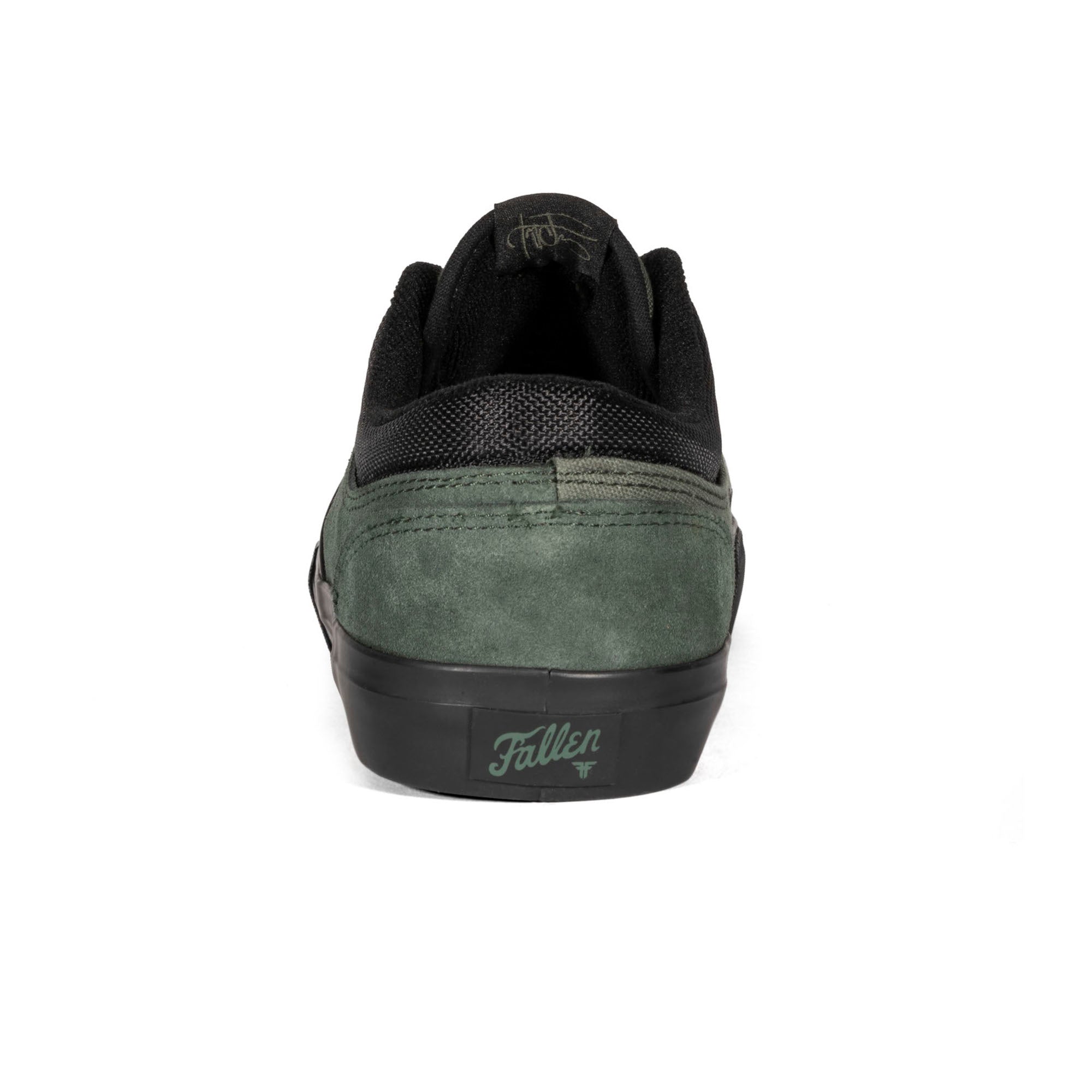 Fallen Footwear Tony Cervantes The Loc skate shoes in Thyme / Black back image