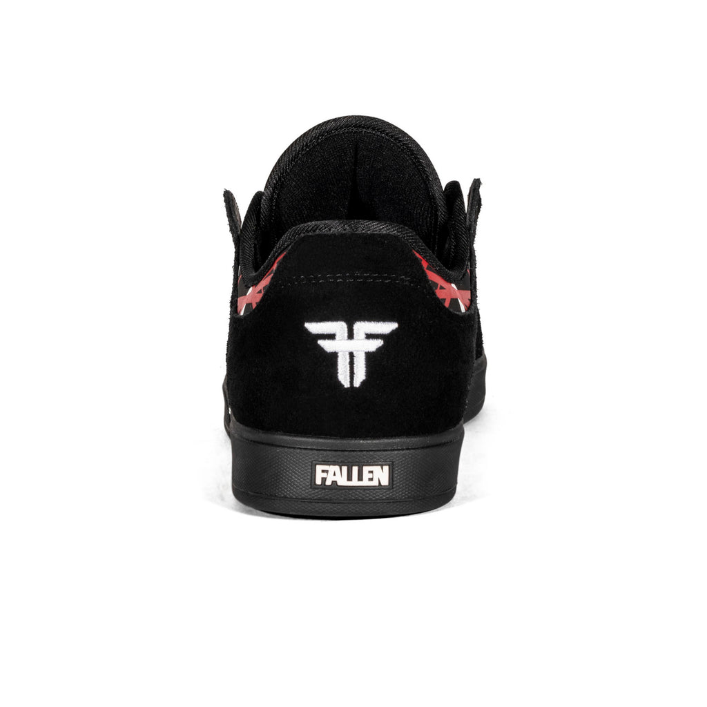 Fallen Footwear Chris Cole Trooper skate shoes in Black / 5250 back image