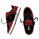 Fallen Footwear Chris Cole Trooper True Fit skate shoes in Black / Red Leopard hero image