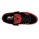 Fallen Footwear Chris Cole Trooper True Fit skate shoes in Black / Red Leopard top image