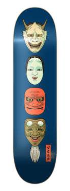 Verb Skateboards Artist Series Deck Adam Hill "Masks" in 8.25" bottom graphic