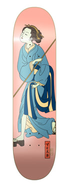 Verb Skateboards Artist Series Deck Adam Hill "Onna-Bugeisha" in 8.125" bottom graphic