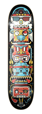 Verb Skateboards Artist Series Deck Kronk "Totem" in 8" bottom graphic
